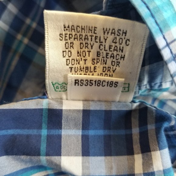 (XL) Bugatchi Shaped Fit Men's Short Sleeve Plaid Shirt Business Casual - Picture 5 of 11